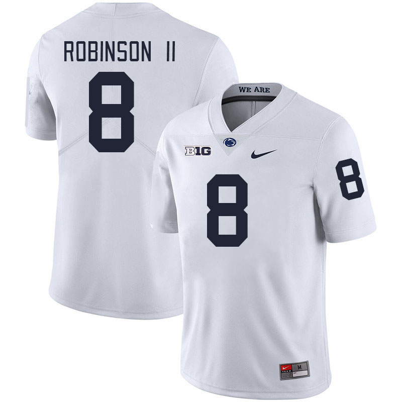 Penn State Nittany Lions #8 Allen Robinson II College Football Jerseys Stitched Sale-White